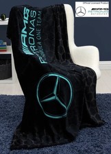 OFFICIALLY LICENSED Mercedes AMG Petronas Luxury Formula F1 Fleece Throw