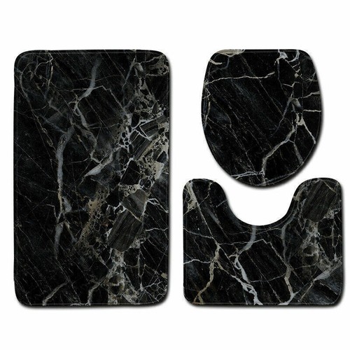 3pcs marble bath mat - bath,