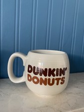 Vintage Pair Of Dunkin Donuts Coffee Mugs 