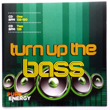 Pure Energy TURN UP THE BASS Fitness Workout Combat Dance Cycling CD BPM Hi NRG