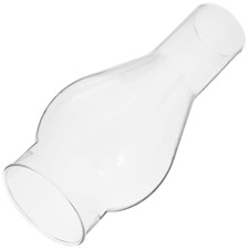1Pc Clear Kerosene Lamp Chimney Oil Lamp Shade Glass Windproof Lampshade UK
