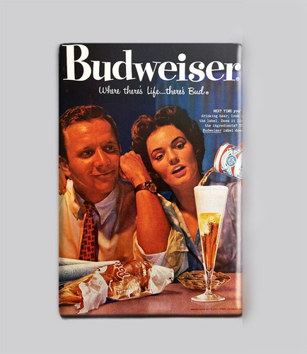 Budweiser pour vintage - -,