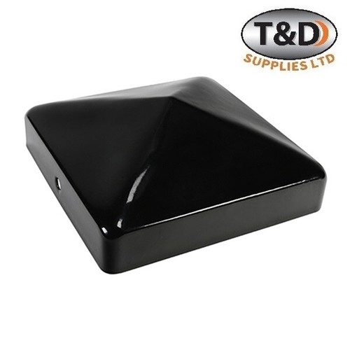 Pyramid square black metal - black,