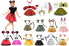 Ladies Plus Size 16" Skirt WORLD BOOK DAY Costume ANIMAL Skirt and Accessories