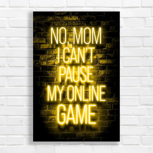 Impactful gaming yellow canvas - gaming,