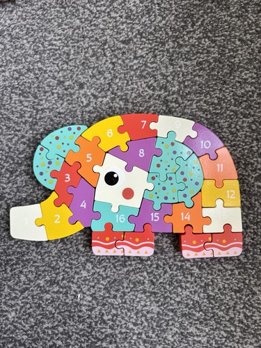 Alphabet number wooden - number,
