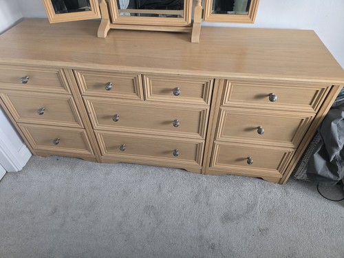 Dressing table with drawers - table,
