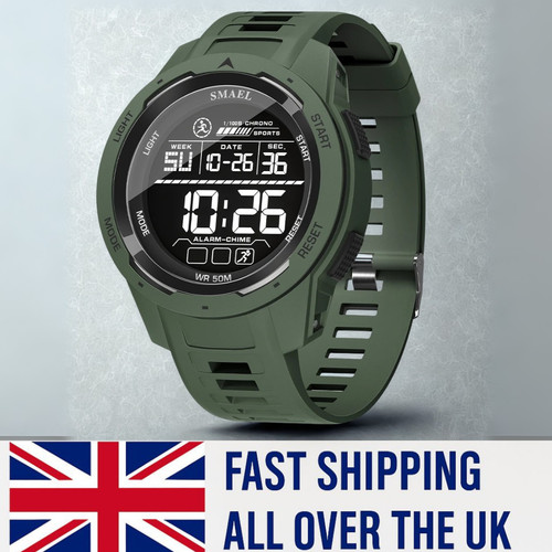 Smael mens military watch - mens,
