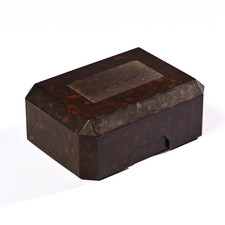 Vintage 1930s Art Deco Bakelite Playing Card / Bridge Marker Box