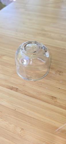 Glass fuel pump bowl - glass,