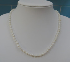 Freshwater White Cultured Rice Pearl Choker Necklace