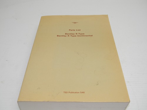 Parts list catalog bentley - list,