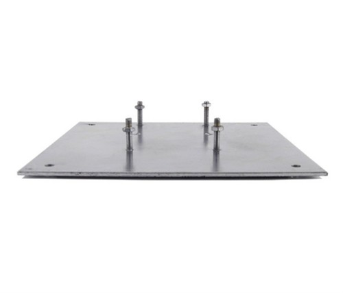 Galvanised base plate for - plate,