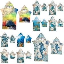 Sea Life Print Changing Robe