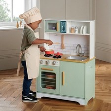 Wooden Corner Play Kitchen For