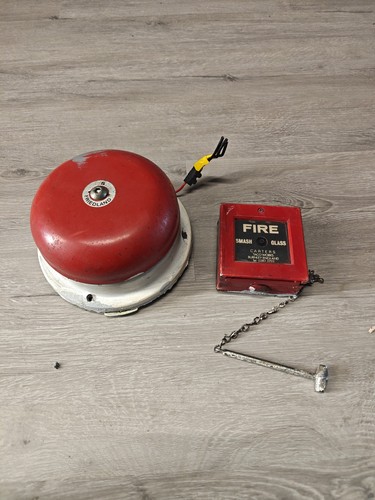 Vintage fire alarm bell - fire,