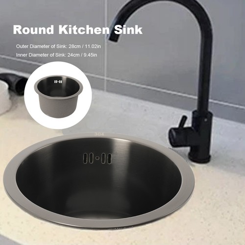 Mini round kitchen sink - kitchen, bar