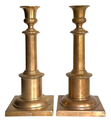 Pair 19th russian bronze - 19th,