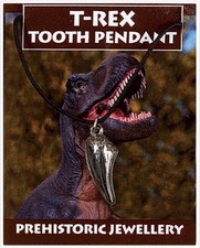Rex dinosaur tooth silver - t-rex,