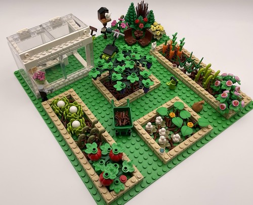 Lego allotment vegetable patch - allotment,