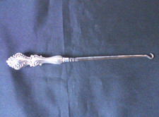 Solid Silver Handled Button