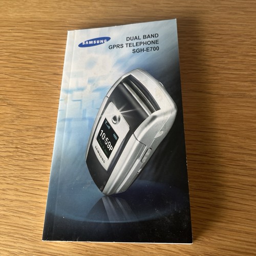 Samsung sgh e700 instruction - samsung, sgh-e700