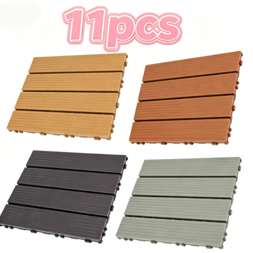Wpc interlocking decking tiles - wpc,