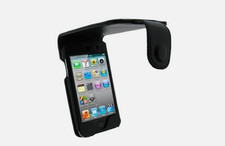 Black & Cream Genuine Leather Case for Apple iPod Touch 4th Gen 4G iTouch Cover 