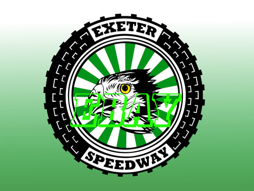Exeter falcons themed speedway - exeter,