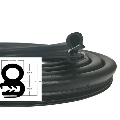 13ft weatherstrip car body - 4m,