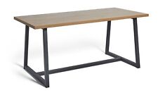 Habitat Nomad 160cm Dining Table Oak Stylish Modern Dining Furniture