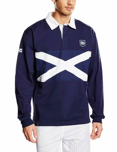 Scotland flag mens rugby shirt - rugby,