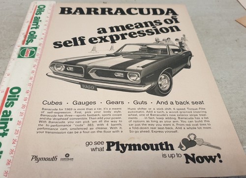 1969 plymouth barracuda - 1969,