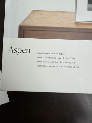 Aura digital photo frame - photo, aspen