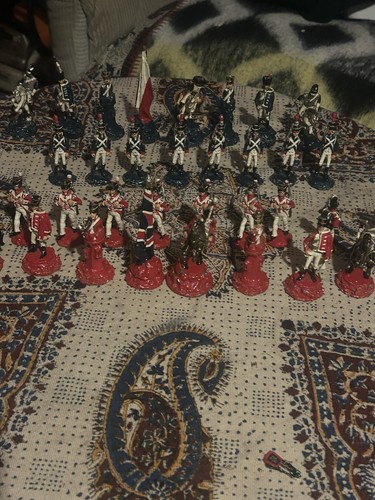 Hand painted metal - battle, of