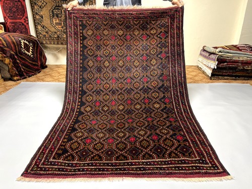 4x6 vintage baluchi rug - baluchi,