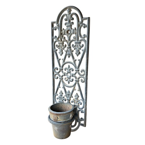 Vintage french cast iron wall - cast,