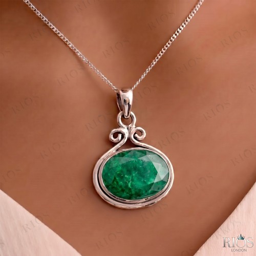 925 sterling silver emerald - sterling,