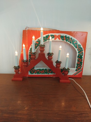 Konst smide candelabra wooden - smide,