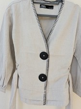 Linen ZARA jacket natural