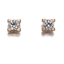 Auth Cartier Earrings Diamond