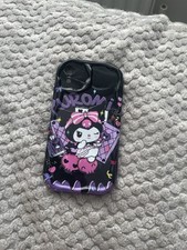 Kuromi Sanrio Phone Case Size iPhone Apple XR Used Once Or Twice