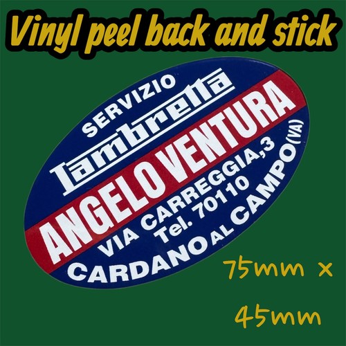 Angelo ventura vinyl sticker - ventura,