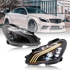 Xenon LED Headlight Assembly Front Lamps For Mercedes-Benz C-Class W204 2007-10