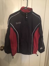 Kooga Rugby Track Pants & Full Zip Jacket Set Navy Red Lined Large Boys