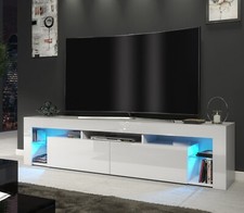 Large Gloss White TV Cabinet