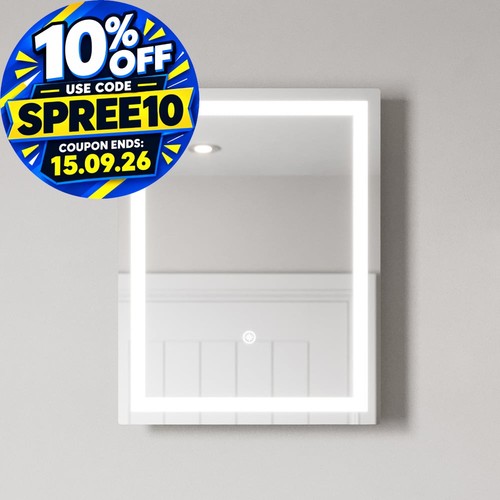 390 500mm bathroom mirror - 390,
