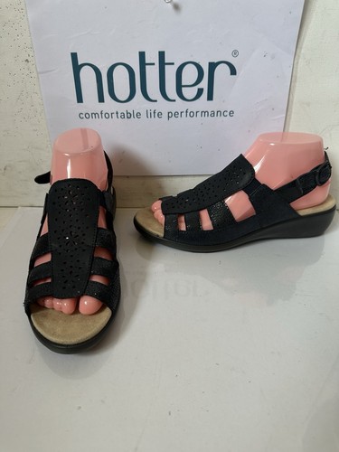Hotter roma leather sandals - leather,