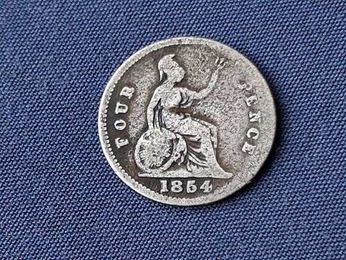 1854 groat silver - 4d,