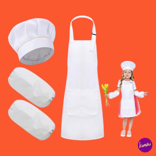 Gsrenyu kids chef - apron, and